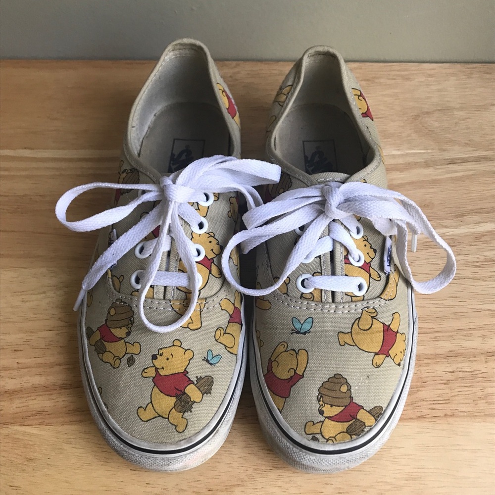 Vans X Disney Winnie The Pooh Bear Shoes Size: US Men 5.0 Womens 6.5